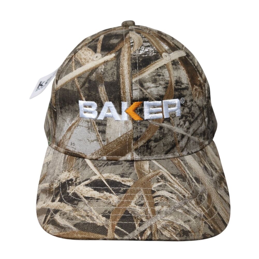 Baker Realtree Strapback Hat Camouflage OS Adjustable W/Tags Katl Sportscap